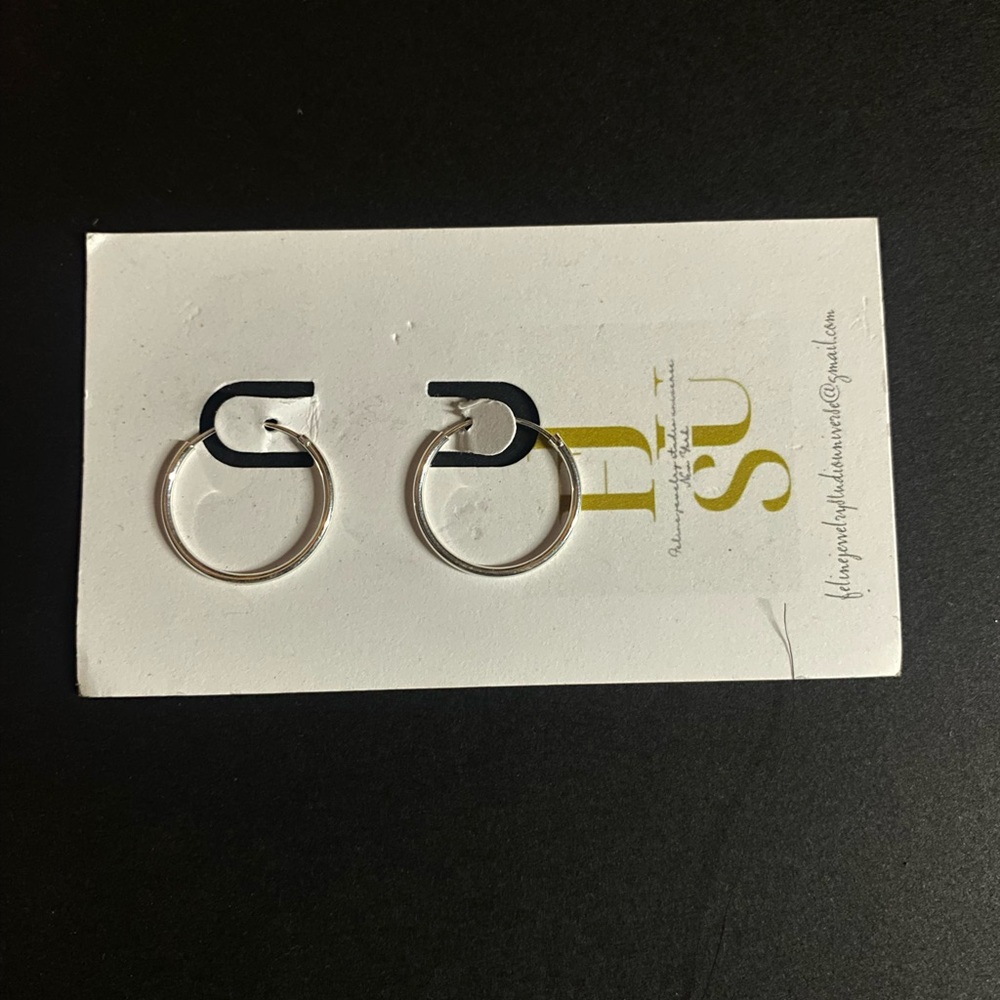 Sterling Silver Hoop Earrings